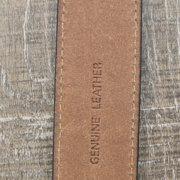 Lauren Ralph Lauren Womens Brown Leather Belt, Large - Picture 9 of 15